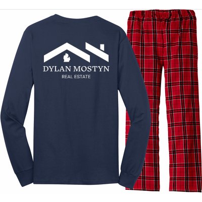 Dylan Mostyn Real Estate Black & White Logo Long Sleeve Pajama Set