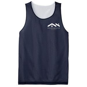 Dylan Mostyn Real Estate Black & White Logo Mesh Reversible Basketball Jersey Tank