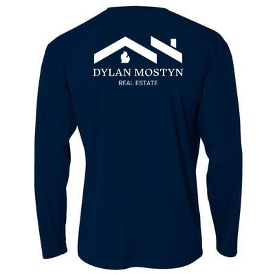 Dylan Mostyn Real Estate Black & White Logo Cooling Performance Long Sleeve Crew