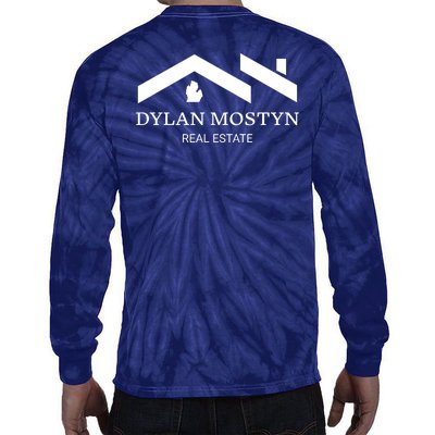 Dylan Mostyn Real Estate Black & White Logo Tie-Dye Long Sleeve Shirt