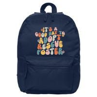 Dog Mom Rescue Women ItS A Good Day To Adopt Rescue Foster 16 in Basic Backpack