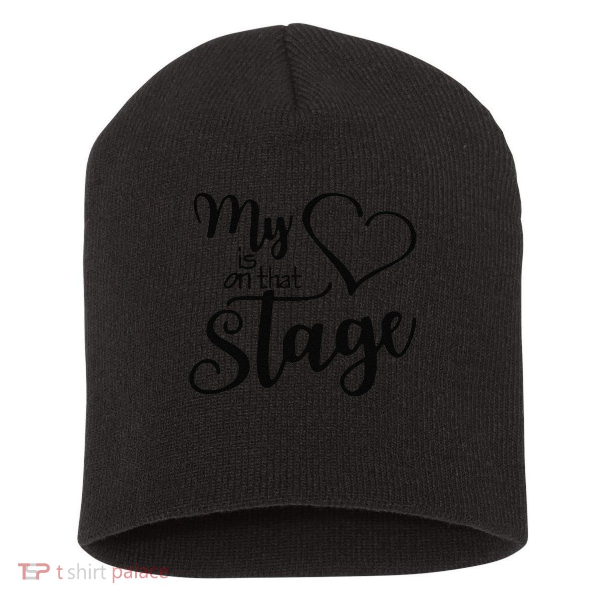 Dance Mom Retro My Heart Is On That Stage Dance Recital Short Acrylic Beanie