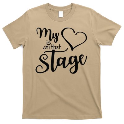 Dance Mom Retro My Heart Is On That Stage Dance Recital T-Shirt