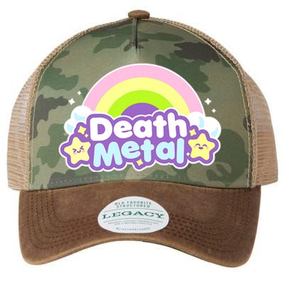 Death Metal Rainbow Halloween Unicorn Rock Concert Legacy Tie Dye Trucker Hat