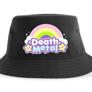 Death Metal Rainbow Halloween Unicorn Rock Concert Sustainable Bucket Hat