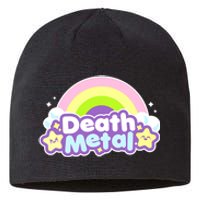 Death Metal Rainbow Halloween Unicorn Rock Concert Sustainable Beanie