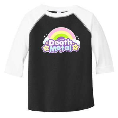 Death Metal Rainbow Halloween Unicorn Rock Concert Toddler Fine Jersey T-Shirt