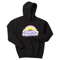 Death Metal Rainbow Halloween Unicorn Rock Concert Kids Hoodie