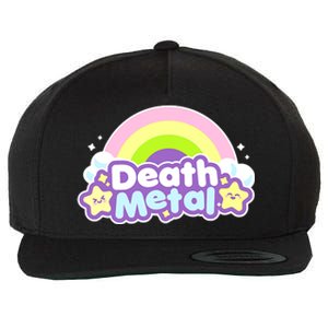 Death Metal Rainbow Halloween Unicorn Rock Concert Wool Snapback Cap