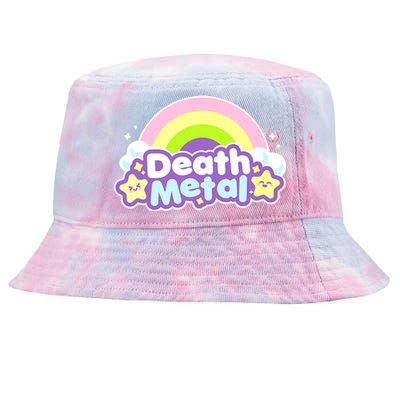 Death Metal Rainbow Halloween Unicorn Rock Concert Tie-Dyed Bucket Hat