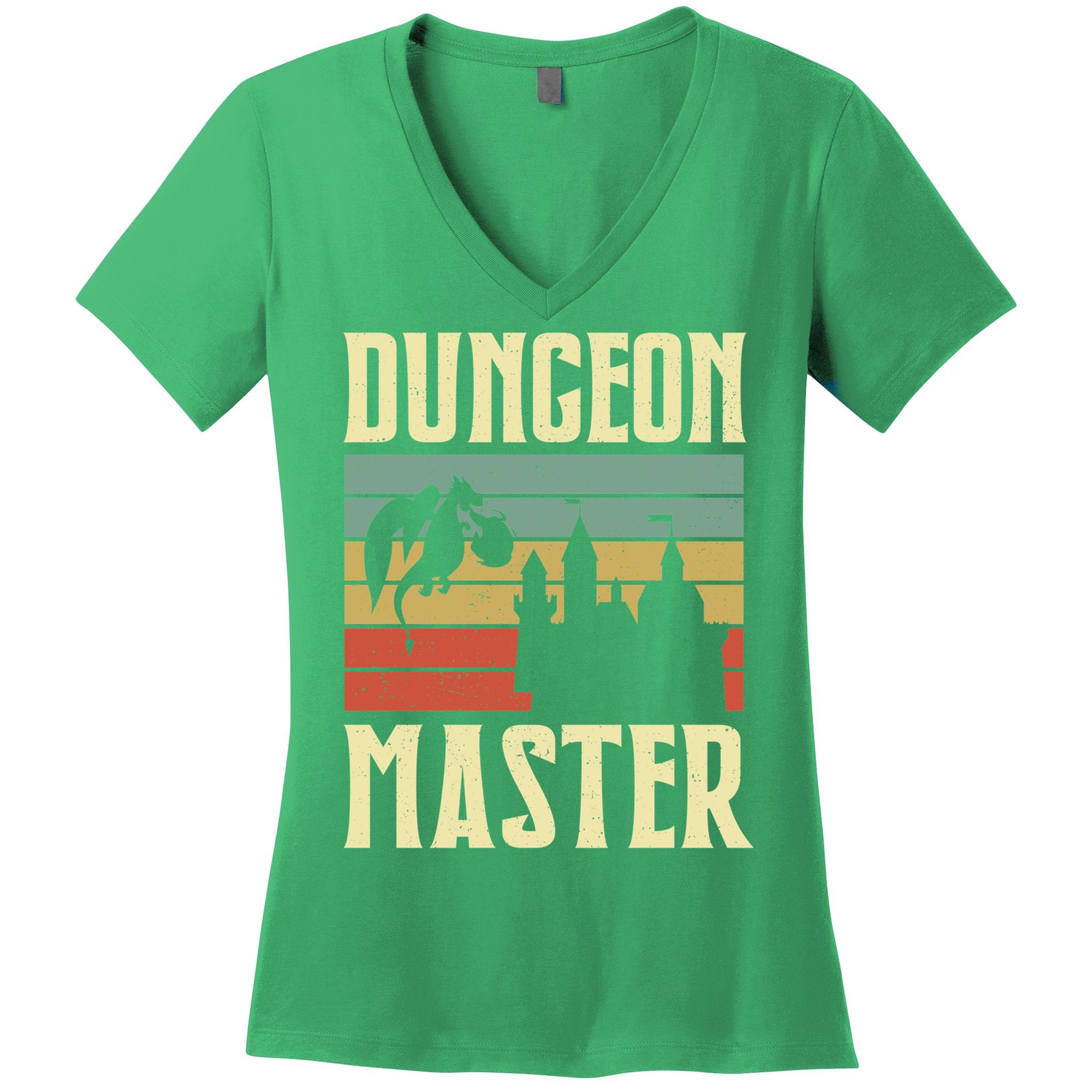 Dungeon Master Retro Women's V-Neck T-Shirt