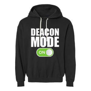 Deacon Mode Religious Christian Minister Catholic Church Garment-Dyed Fleece Hoodie