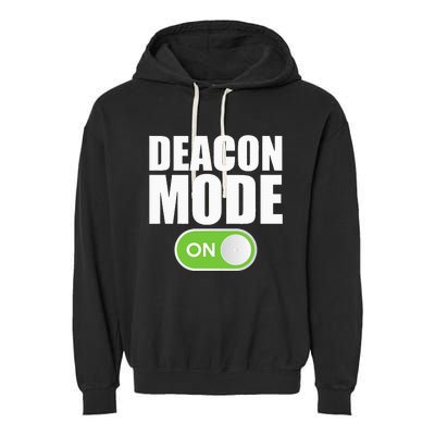 Deacon Mode Religious Christian Minister Catholic Church Garment-Dyed Fleece Hoodie