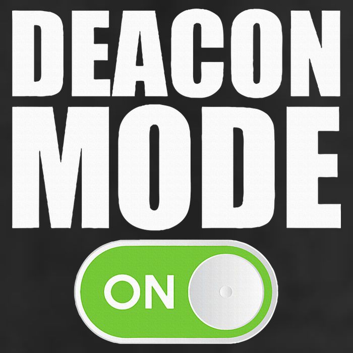Deacon Mode Religious Christian Minister Catholic Church 7 Panel Mesh Trucker Snapback Hat