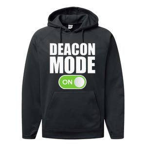 Deacon Mode Religious Christian Minister Catholic Church Performance Fleece Hoodie