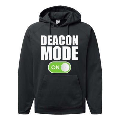 Deacon Mode Religious Christian Minister Catholic Church Performance Fleece Hoodie