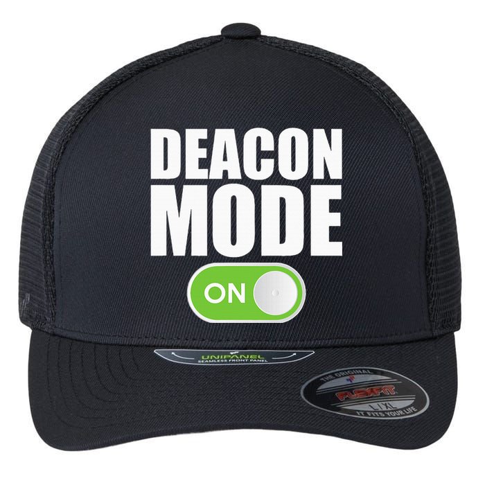 Deacon Mode Religious Christian Minister Catholic Church Flexfit Unipanel Trucker Cap