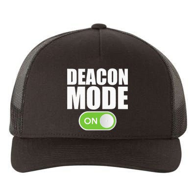 Deacon Mode Religious Christian Minister Catholic Church Yupoong Adult 5-Panel Trucker Hat