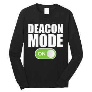 Deacon Mode Religious Christian Minister Catholic Church Long Sleeve Shirt