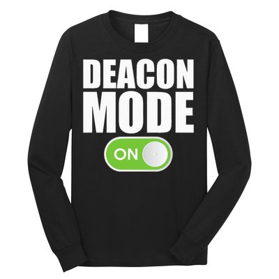 Deacon Mode Religious Christian Minister Catholic Church Long Sleeve Shirt