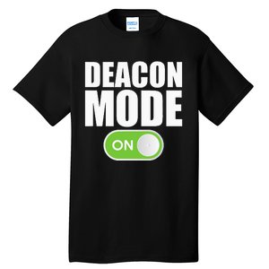 Deacon Mode Religious Christian Minister Catholic Church Tall T-Shirt