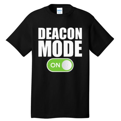 Deacon Mode Religious Christian Minister Catholic Church Tall T-Shirt