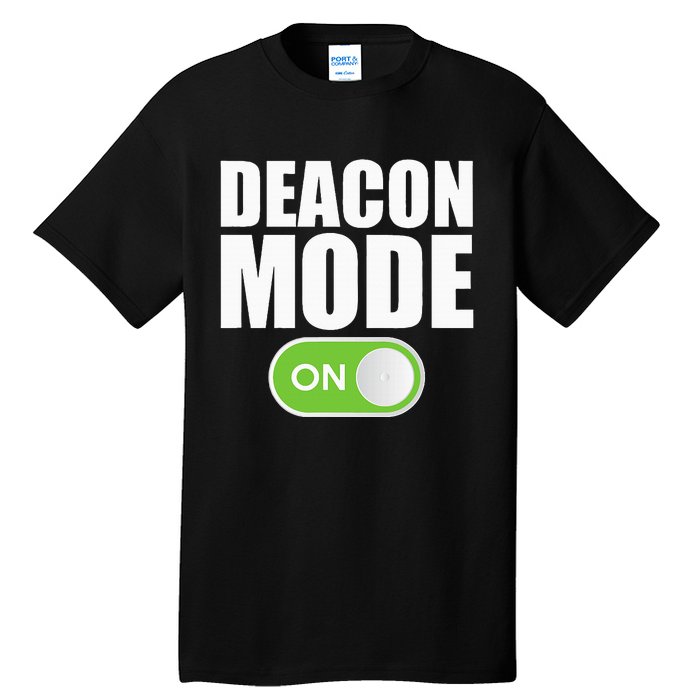 Deacon Mode Religious Christian Minister Catholic Church Tall T-Shirt