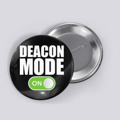 Deacon Mode Religious Christian Minister Catholic Church Button