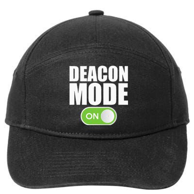 Deacon Mode Religious Christian Minister Catholic Church 7-Panel Snapback Hat