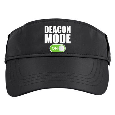 Deacon Mode Religious Christian Minister Catholic Church Adult Drive Performance Visor