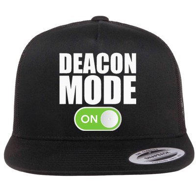 Deacon Mode Religious Christian Minister Catholic Church Flat Bill Trucker Hat