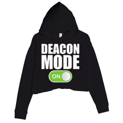 Deacon Mode Religious Christian Minister Catholic Church Crop Fleece Hoodie