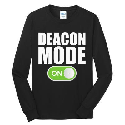 Deacon Mode Religious Christian Minister Catholic Church Tall Long Sleeve T-Shirt