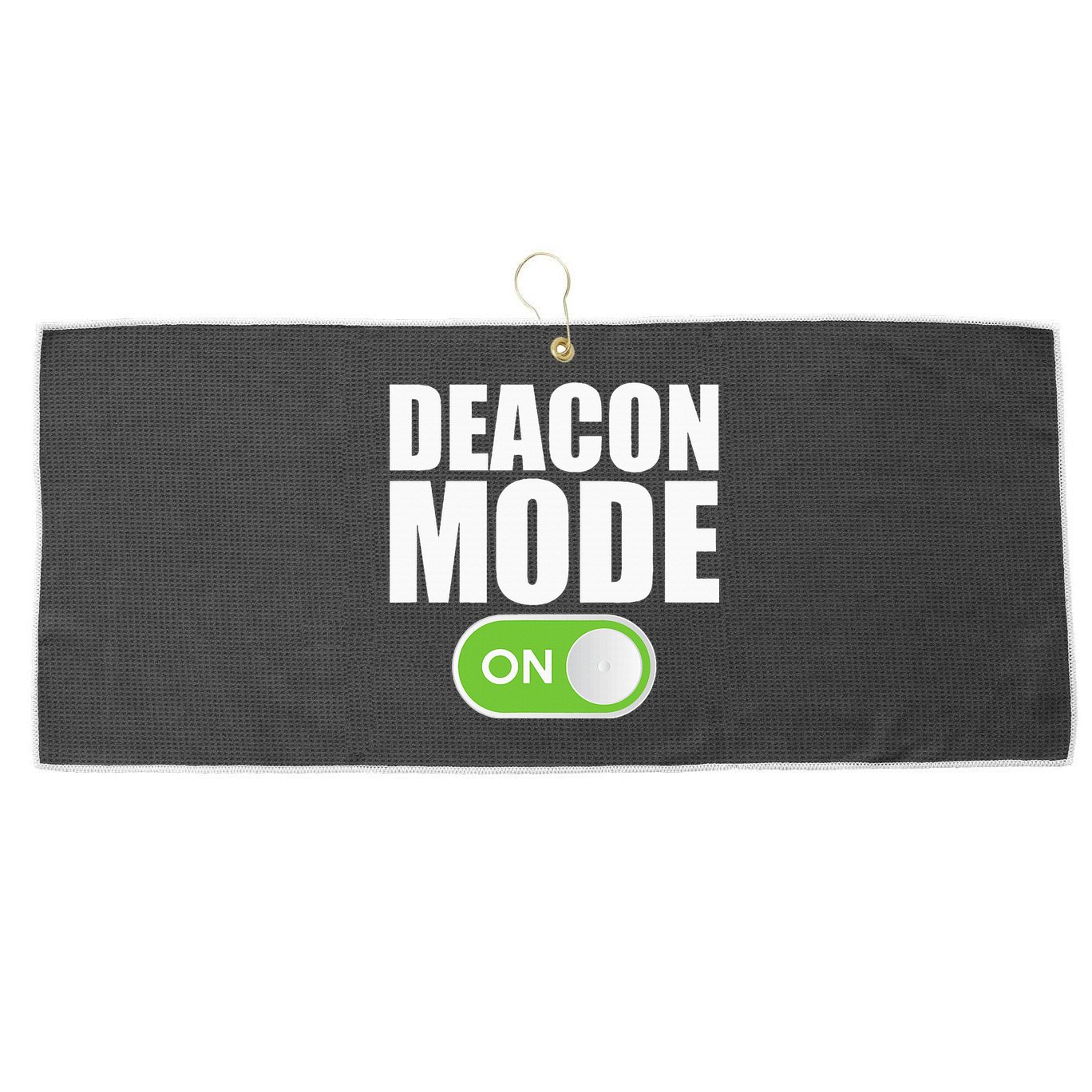 Deacon Mode Religious Christian Minister Catholic Church Large Microfiber Waffle Golf Towel