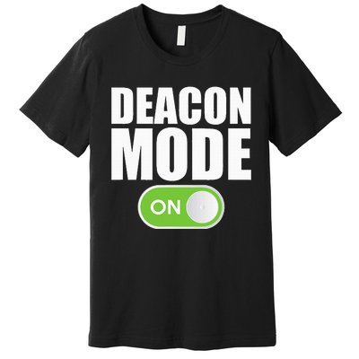 Deacon Mode Religious Christian Minister Catholic Church Premium T-Shirt