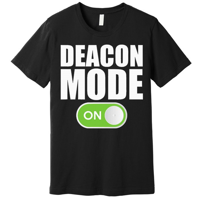 Deacon Mode Religious Christian Minister Catholic Church Premium T-Shirt