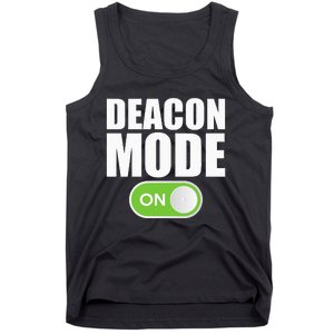 Deacon Mode Religious Christian Minister Catholic Church Tank Top