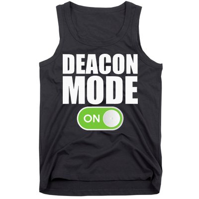 Deacon Mode Religious Christian Minister Catholic Church Tank Top