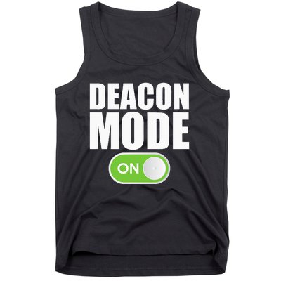 Deacon Mode Religious Christian Minister Catholic Church Tank Top