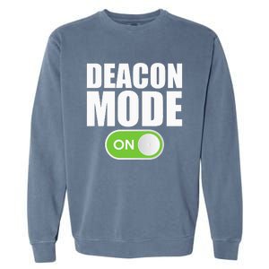 Deacon Mode Religious Christian Minister Catholic Church Garment-Dyed Sweatshirt