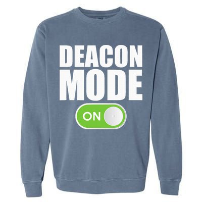Deacon Mode Religious Christian Minister Catholic Church Garment-Dyed Sweatshirt