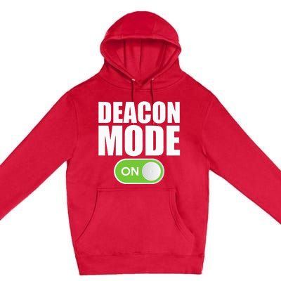 Deacon Mode Religious Christian Minister Catholic Church Premium Pullover Hoodie