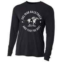 Del Mar Racetrack Horse Racing Racer Fan Equestrian Ca Derby Cooling Performance Long Sleeve Crew