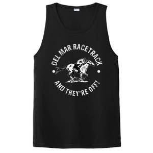 Del Mar Racetrack Horse Racing Racer Fan Equestrian Ca Derby PosiCharge Competitor Tank