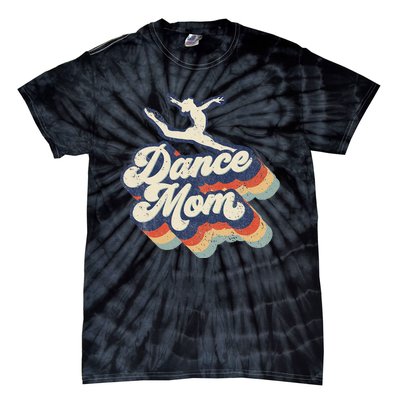 Dance Mom Retro Sunset Dance Mom Life Christmas Mother's Day Tie-Dye T-Shirt