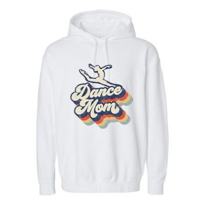 Dance Mom Retro Sunset Dance Mom Life Christmas Mother's Day Garment-Dyed Fleece Hoodie