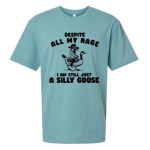 Despite My Rage I Am Still A Silly Goose Silly Goose Meme Sueded Cloud Jersey T-Shirt