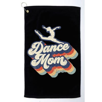 Dance Mom Retro Sunset Dance Mom Life Christmas Mother's Day Platinum Collection Golf Towel