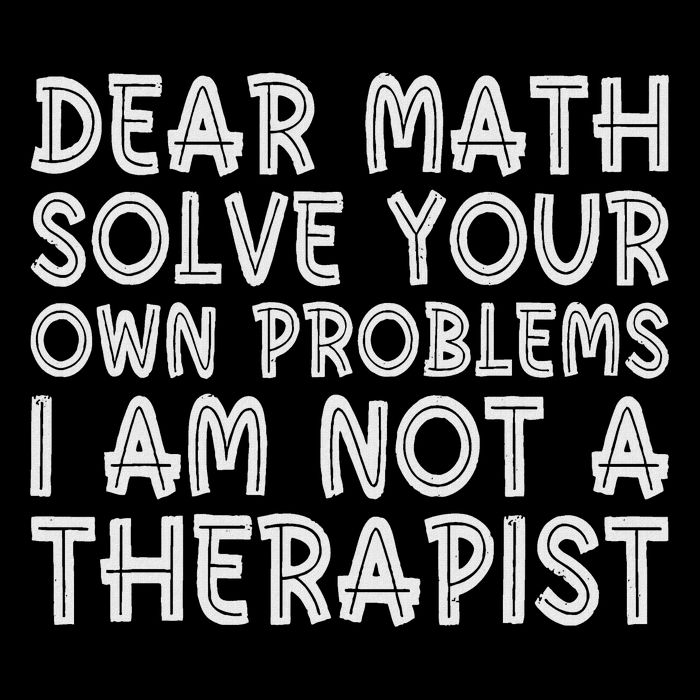 Dear Math Solve Your Own Problems Funny Sarcastic Baby Bodysuit