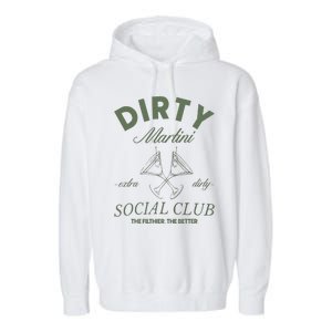 Dirty Martini Social Club Cocktail Bachelorette Garment-Dyed Fleece Hoodie